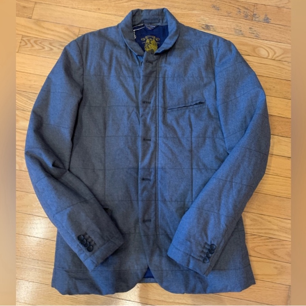 Men’s Grey Lightweight ‘Matinique’ Quilted Jacket Size Large. Slim fit. Fits M